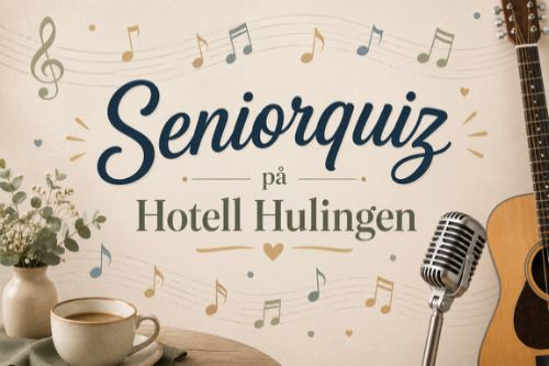 Seniorlunch & quiz med Bosse Bergman
